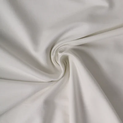 Tissu Sweat léger Soline uni Blanc - Par 10 cm