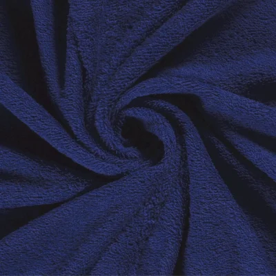 Tissu Eponge légère 340 g/m² uni Bleu roi - Par 10 cm