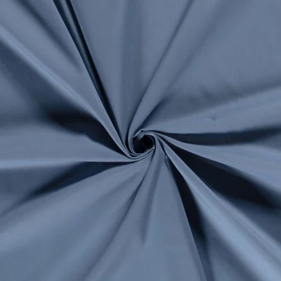Tissu Voile de Coton Elisa Bleu indigo - Par 10 cm
