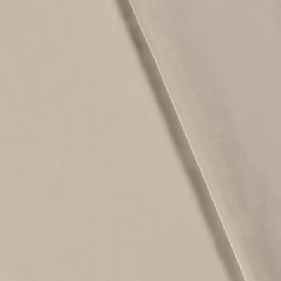 Tissu Voile de Coton Sahari uni beige - Par 10 cm