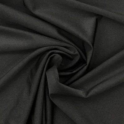 Coupon Tissu Lycra brillant Noir - Coupon de 100 cm