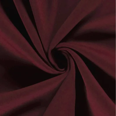 Tissu Molleton Sweat uni Pourpre - Par 10 cm