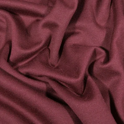 Tissu Jersey Milano uni Bordeaux - Par 10 cm