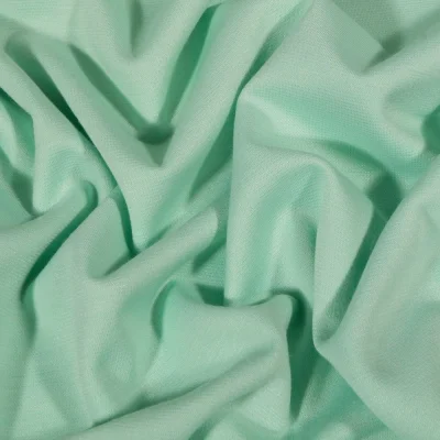 Tissu Jersey Milano uni Vert menthe - Par 10 cm