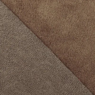 Tissu Micro Éponge Bambou Taupe - Par 10 cm