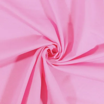 Tissu Coton uni Rose - Par 10 cm