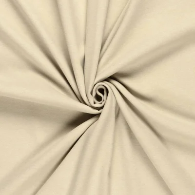Tissu Drap de manteau  Cœur de Laine uni Beige - Par 10 cm