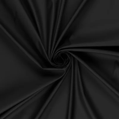 Tissu Imperméable uni Noir - Par 10 cm