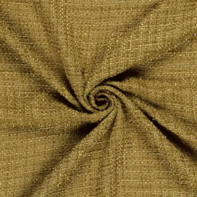 Tissu Jacquard Lurex Tweed Éclat uni  Vert olive - Par 10 cm