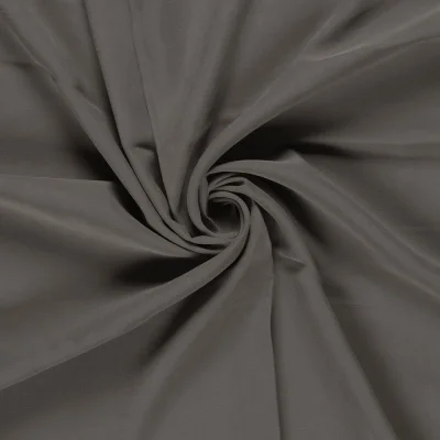 Tissu Viscose Twill extensible uni Taupe - Par 10 cm