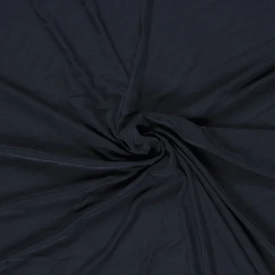 Tissu Jersey Viscose délavé uni Bleu marine - Par 10 cm