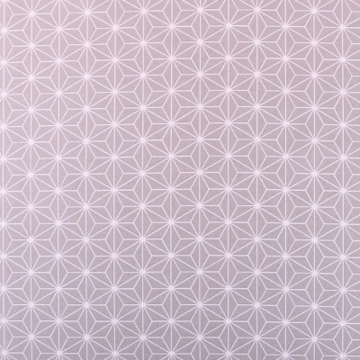 Tissu Coton Imprimé Arty Casual Gris - Par 10 cm