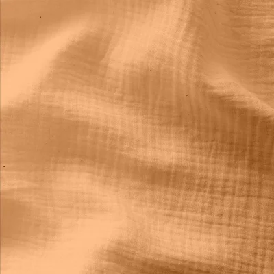 Tissu Double gaze Coton uni Melon - Par 10 cm