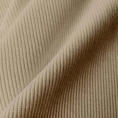 Tissu Maille Tricot Miloza uni Beige - Par 10 cm