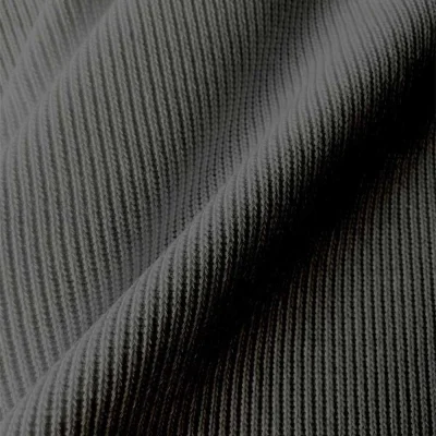 Tissu Maille Tricot Miloza uni Gris anthracite - Par 10 cm