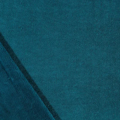 Tissu Micro Éponge Bambou Bleu pétrole - Par 10 cm