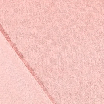 Tissu Micro Éponge Bambou Rose bébé - Par 10 cm