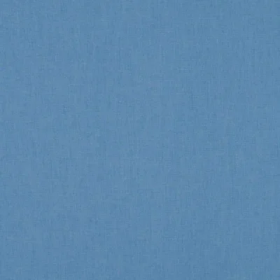 Tissu Coton enduit uni Bleu denim - Par 10 cm
