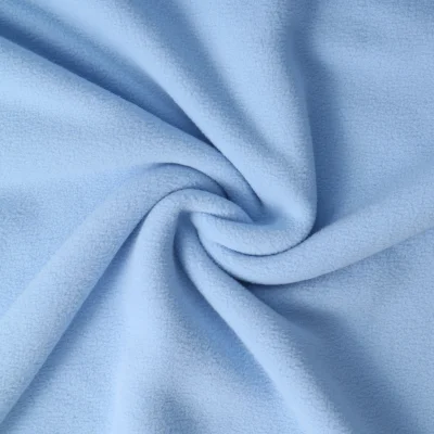 Tissu Polaire doux Grand Froid Bleu ciel - Par 10 cm
