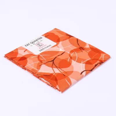 Coupon tissu Coton n°67 Corail rouge - 45 x 55 cm