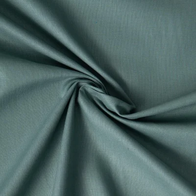 Tissu Coton uni Vert sauge - Par 10 cm