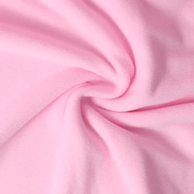 Tissu Polaire doux Grand Froid Rose - Par 10 cm