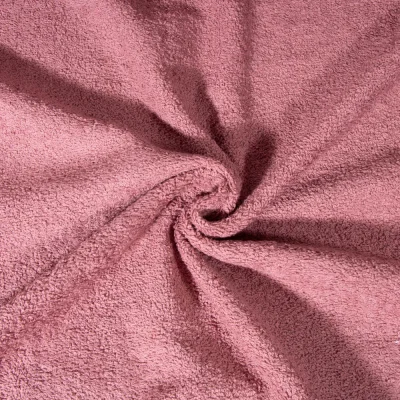 Tissu Eponge Premium 400 g/m² Vieux rose - Par 10 cm