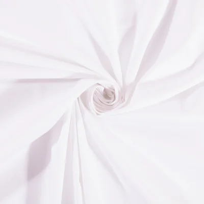 Coupon Tissu Coton uni Blanc - Coupon de 100 cm