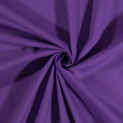 Tissu Coton uni Violet Foncé - Par 10 cm