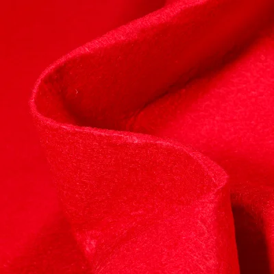 Tissu Feutrine 180 cm Rouge griotte - Par 10 cm