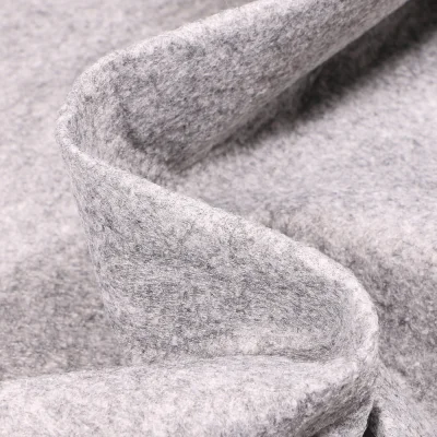 Tissu Feutrine 180 cm Gris chiné - Par 10 cm