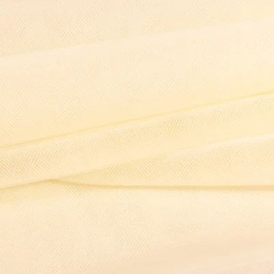 Tissu Tulle souple grande largeur uni Ecru - Au mètre