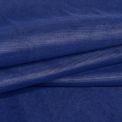 Tissu Tulle souple grande largeur uni Bleu marine - Au mètre