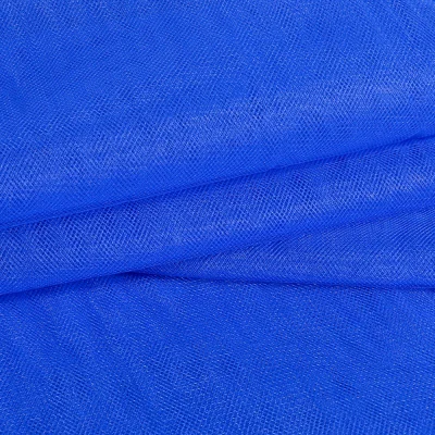 Tissu Tulle souple grande largeur uni Bleu roi - Au mètre
