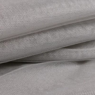 Tissu Tulle souple grande largeur uni Gris souris - Au mètre