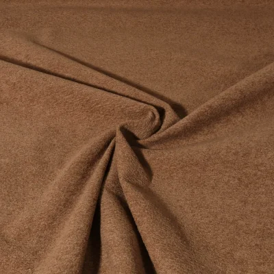 Tissu Velours d&#039;ameublement texturé Genova uni  Taupe - Par 10 cm