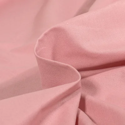 Tissu Coton uni Rose romantique - Par 10 cm