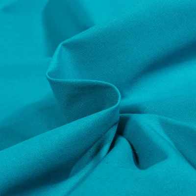 Coupon Tissu Coton uni Bleu hawaï - Coupon de 150 cm