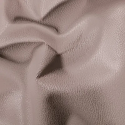 Simili cuir d&#039;ameublement uni Gris pierre - Par 50 cm