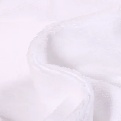 Tissu Micro Éponge Bambou Téa Blanc - Par 10 cm
