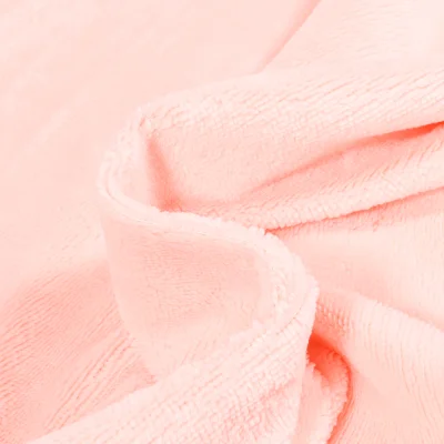 Tissu Micro Éponge Bambou Téa Rose bébé - Par 10 cm