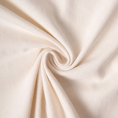 Tissu Coton Sergé d&#039;ameublement Sisal uni Ecru - Par 10 cm