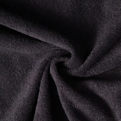 Tissu Eponge  Spa 400 g/m2 uni Noir - Par 10 cm