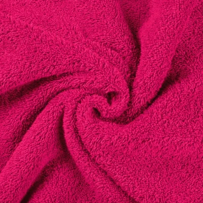 Tissu Eponge légère 340 g/m² uni Fuschia - Par 10 cm
