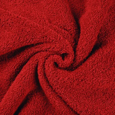 Tissu Eponge légère 340 g/m² uni Rouge - Par 10 cm