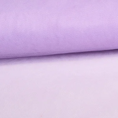 Coupon Tissu Tulle Souple Grande Largeur Parme - Coupon de 80 cm