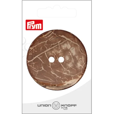 Bouton Prym Miguel coco 50 mm x1 - Marron