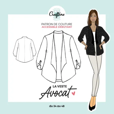 Patron Craftine Veste Avocat