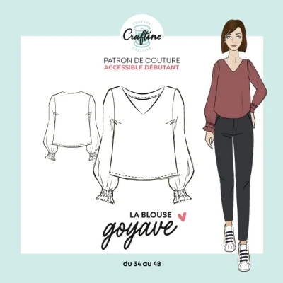 Patron Craftine Blouse Goyave