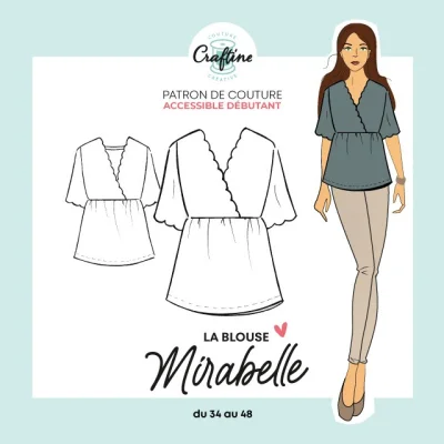 Patron Craftine Blouse Mirabelle
